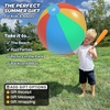 image:imageLarge Beach Ball  New 8Panel Design for Enhanced Durability and Ultra Round Shape  Best Big Beach Ball For Kids amp Adults  3X Thickness Material to Withstand Rough Play  Top Pool Party Hit of 2026Rainbow