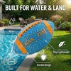 image:imageWater Football for Pool amp Beach  Best Pool Toys for Kids All Ages  Easy Grip amp Soft to Catch Footballs  Fun Outdoor Games Sports Toy  Easter Gifts for Boys 5 6 7 8 9 10 11 12  Year Old Boy amp GirlBlue