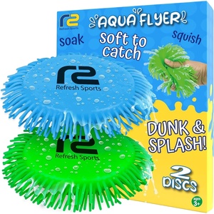 image:imageSoft Water Flying Disc for Kids  Sprays Water as it Flies Fun Summer Water Toy for Beach Pool Backyard Camping Lake Birthday Gifts  Soft Safe Outdoor Water Toys for Boys amp Girls Ages 4 5 6 7 8 9 