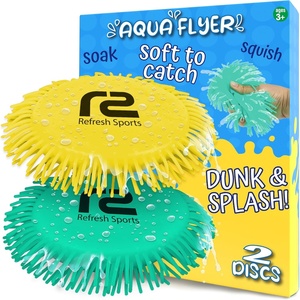image:imageWater Flying Discs for Kids Soft Sports Disc 2 Pack  Soaks The Target On Impact  Best Swimming Pool Toys amp Beach Water Toys  Fun Toy Outdoor Games  Birthday Gifts for Boys amp Girls All Ages