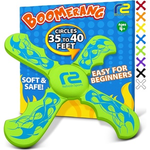 image:imageBoomerang for Kids  Fun amp Easy To Use  Toys for Ages 813  Birthday Gifts for Kids 5 6 7 8 9 10 Year Old Boy Gift  Best Outdoor Summer Gifts For 4 5 6 7 8 Year Old Boys Gift Ideas for All AgesGreen