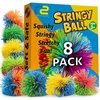 image:imageStringy Balls amp Sensory Toys 8 Pack  Fidget Toys Sensory Gifts for Kids Ages 3 4 5 6 7 8  Year Old  Best Stress Balls Toys amp Toddler Toys Gifts for Toddlers Boys amp Girls  Monkey Balls Fidget Toys8 Pack