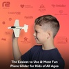 image:imageAirplane Toy Foam Glider Airplane Toys For 3 Year Old amp Airplanes For Kids 24 Toy Airplane For BoysampGirlsFoam Model Plane amp Planes Air Plane Toy ToddlersWhite