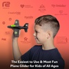 image:imageAirplane Toy Foam Glider Airplane Toys For 3 Year Old amp Airplanes For Kids 24 Toy Airplane For BoysampGirlsFoam Model Plane amp Planes Air Plane Toy ToddlersJet Black