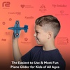 image:imageAirplane Toy Foam Glider Airplane Toys For 3 Year Old amp Airplanes For Kids 24 Toy Airplane For BoysampGirlsFoam Model Plane amp Planes Air Plane Toy ToddlersGray