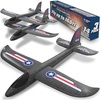 image:imageFoam Airplane Toy for Kids  Easy to Throw Glider Plane  Gifts for Boys or Girls amp Birthday Gift Ideas  Soft amp Safe Outdoor Toy  Summer Gifting Ideas Present Ages 3 4 5 6 7 8 9 10 11 12 3 Plane Gliders