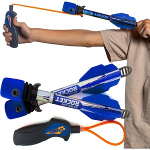 image:imageToy Rocket Launcher for Kids Best Outdoor Toys Slingshot Rocket Launchers amp Foam Rockets Games for Boys Girls All Ages  Summer Birthday Party Gift Idea amp Great Gifts for Boys Toys Age 810 11 12Blue