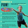 image:imageFun Bouncy Paddle amp Stringy Ball Toss amp Catch Game  Easy to Use for Kids All Ages  Soft Foam Design for Safe Play Indoors or Outdoors  Also Works as Flying Disc  Great Gift Idea for Boys amp GirlsRed  Green