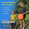 image:imageFun Flying Disc Toy  Beach Toys for Kids Ages 812  Summer Gift for Kids Teens and Adults  Beach Soft Disc Durable Design Floats On Water Gifts for Teens  Soft Friisbee  Outdoor Toys for KidsOrange