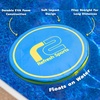 image:imageFun Flying Disc Toy  Beach Toys for Kids Ages 812  Summer Gift for Kids Teens and Adults  Beach Soft Disc Durable Design Floats On Water Gifts for Teens  Soft Friisbee  Outdoor Toys for KidsBlueyellow