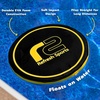 image:imageFun Flying Disc Toy  Beach Toys for Kids Ages 812  Summer Gift for Kids Teens and Adults  Beach Soft Disc Durable Design Floats On Water Gifts for Teens  Soft Friisbee  Outdoor Toys for KidsJet Black