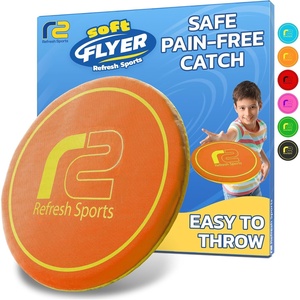 image:imageFun Flying Disc Toy  Beach Toys for Kids Ages 812  Summer Gift for Kids Teens and Adults  Beach Soft Disc Durable Design Floats On Water Gifts for Teens  Soft Friisbee  Outdoor Toys for KidsOrange