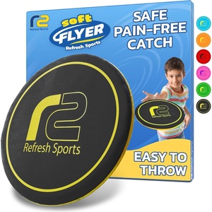 image:imageFun Flying Disc Toy  Beach Toys for Kids Ages 812  Summer Gift for Kids Teens and Adults  Beach Soft Disc Durable Design Floats On Water Gifts for Teens  Soft Friisbee  Outdoor Toys for KidsJet Black