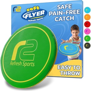 image:imageFun Flying Disc Toy  Beach Toys for Kids Ages 812  Summer Gift for Kids Teens and Adults  Beach Soft Disc Durable Design Floats On Water Gifts for Teens  Soft Friisbee  Outdoor Toys for KidsGreen