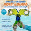 image:imageFun Mini Hockey Sticks Game  Play at the Pool amp Beach or in Home  For Kids amp Adults All Ages  Use The Floating Soft Paddles to Shoot the Water Skipping Balls  Comes With 2 Sticks amp 2 Balls