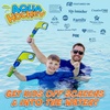image:imageFun Mini Hockey Sticks Game  Play at the Pool amp Beach or in Home  For Kids amp Adults All Ages  Use The Floating Soft Paddles to Shoot the Water Skipping Balls  Comes With 2 Sticks amp 2 Balls