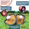 image:imageToss and Catch Ball Game Set  Easy to Use Sticky Balls amp Beginner Baseball Training Glove  Premium Toy Paddle Fits All Hand Sizes From Toddlers to Teens amp Adults  Fun Gift Idea for Boys and Girls2 Pack
